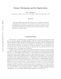 Seesaw Mechanism and Its Implications