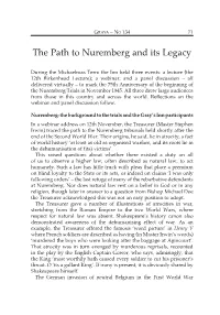 The Path to Nuremberg and Its Legacy