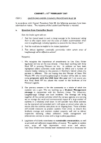 Cab070215 Item 05 Questions Under