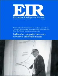 Executive Intelligence Review, Volume 26, Number 45, November