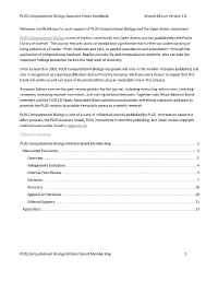 PLOS Computational Biology Associate Editor Handbook Second Edition Version 2.6
