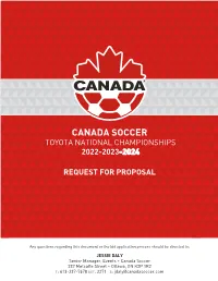 Request for Proposals for the 2022-24 Editions