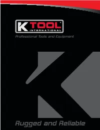 Rugged and Reliable Table of Contents