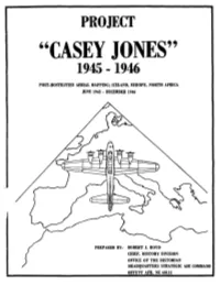 Casey Jones Project for Abrial Mapping