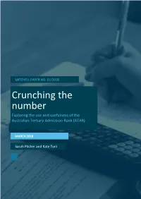 Mitchell Insitute -Exploring-The-Use-And-Usefulness
