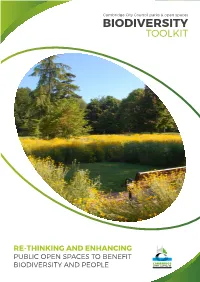 Parks and Open Spaces Biodiversity Toolkit