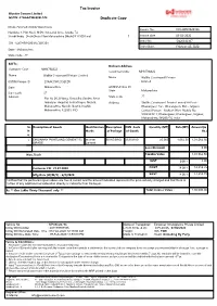 Tax Invoice Duplicate Copy 1