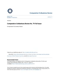 Comparative Civilizations Review No. 79 Full Issue