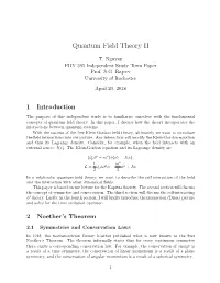 Quantum Field Theory II