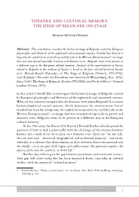 The Siege of Belgrade on Stage