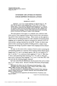 Extensions and Liftings of Positive Linear Mappings On