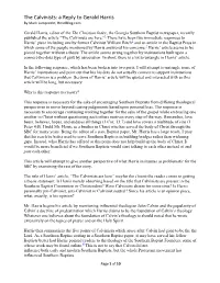 The Calvinists: a Reply to Gerald Harris by Mark Lamprecht, Hereiblog.Com