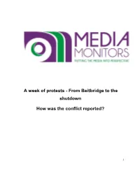 A Week of Protests - from Beitbridge to The