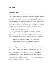 Chapter 1 Introduction: Playfulness in the Amoretti