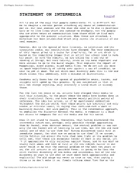 Dick Higgins: Statement on Intermedia 1/1/08 11:10 PM