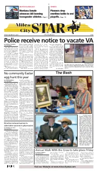 Police Receive Notice to Vacate VA by DERRICK CALHOUN Gallery Building, Which the Location in 30 Years,” Ting Back to Them Quickly