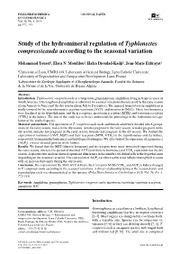 Study of the Hydromineral Regulation of Typhlonectes Compressicauda According to the Seasonal Variation