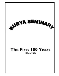 The First 100 Years 1904 - 2004 INTRODUCTION