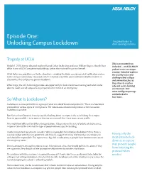 Unlocking Campus Lockdown