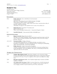 CV Available At