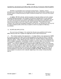 Method 6800: Elemental and Molecular Speciated Isotope