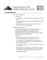Tutankhamun, the Golden Pharaoh, Part II