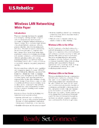 Wireless LAN Networking White Paper