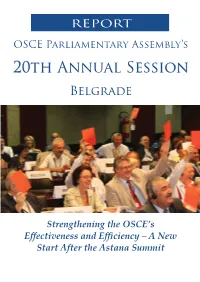 2011 Belgrade Report.Indd