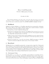Extra Credit Homework CS 642: Information Security