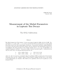 Measurement of the Michel Parameters in Leptonic Tau Decays