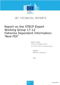 Report on the STECF Expert Working Group 17-12 Fisheries Dependent Information: ‘New-FDI’