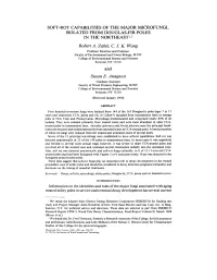 SOFT-ROT CAPABILITIES of the MAJOR MICROFUNGI, ISOLATED from DOUGLAS-FIR POLES in the Robert A