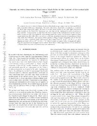 Bounds on Extra Dimensions from Micro Black Holes in the Context of the Metastable Higgs Vacuum