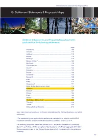 10. Settlement Statements & Proposals Maps