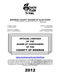 2012 Canvass Book