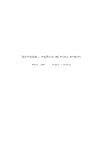 Introduction to Symplectic and Contact Geometry