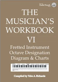 Fretted Instrument Octave Designation Diagram & Charts