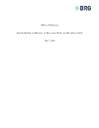 Ntca-Usf Study Expert Report of Michael A. Williams, Ph.D. and Wei Zhao, Ph.D
