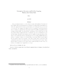 Participatory Governance and Pro-Poor Targeting: Evidence from Central India