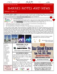 BARNES NOTES and NEWS Volume 1, Issue 10 Free