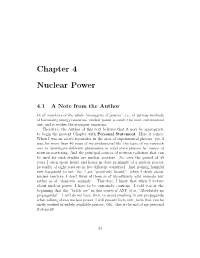 Chapter 4 Nuclear Power