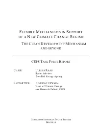 Flexible Mechanisms in Support of a New Climate Change Regime