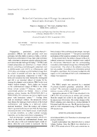 Helix-Coil Conformational Change Accompanied by Anisotropic–Isotropic Transition