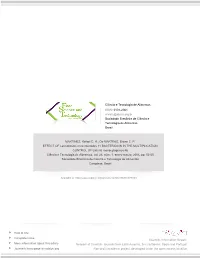 Redalyc.EFFECT of Leuconostoc Mesenteroides 11 BACTERIOCIN