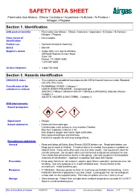Section 2. Hazards Identification OSHA/HCS Status : This Material Is Considered Hazardous by the OSHA Hazard Communication Standard (29 CFR 1910.1200)