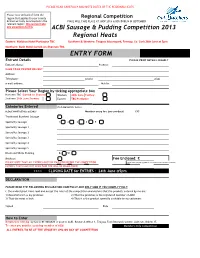 ENTRY FORM Entrant Details PLEASE PRINT DETAILS CLEARLY Entrant's Name: Position: NAME to BE PRINTED on CERT: Address: Telephone: (Work) (Fax) E-Mail Address: Mobile