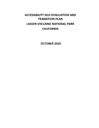 Accessibility Self-Evaluation and Transition Plan Overview, Lassen