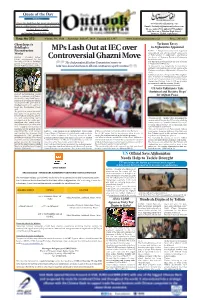 Mps Lash out at IEC Over Controversial Ghazni Move