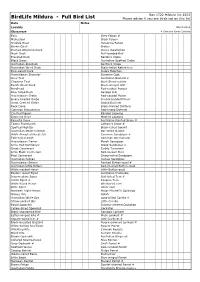 SBOC Full Bird List