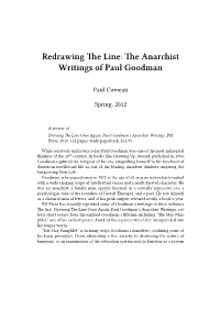 The Anarchist Writings of Paul Goodman